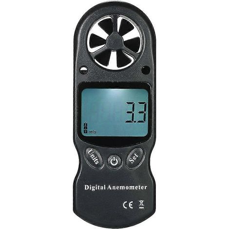 Thermomètre, hygromètre et anémomètre 8 en 1, avec fonctions incluant la mesure de la vitesse du vent, l'altimètre et le baromètre, modèle TL-302 (1/5)
