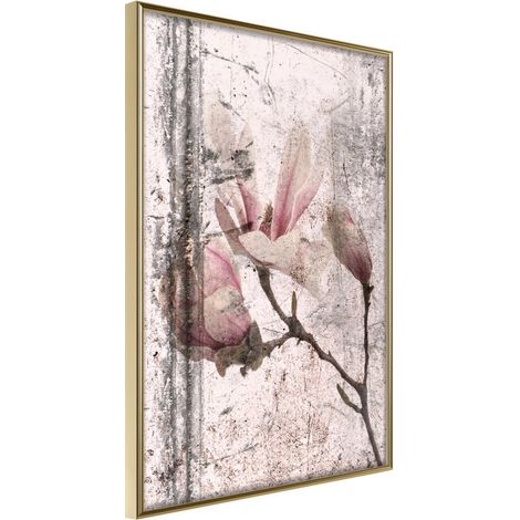 Affiche Murale Encadrée "Queen of Spring Flowers III" 40 x 60 cm Or (1/2)
