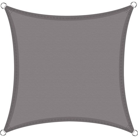 Vela de sombra impermeable para exteriores de 3 x 4 m para jardín, piscina y piscina, protección UV y antienvejecimiento, 3 x 4 m (10 x 13 pies) (1/5)