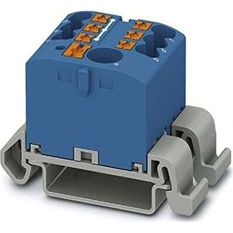 Bloc de distribution Ptfix 6/6X2.5-NS35A BU