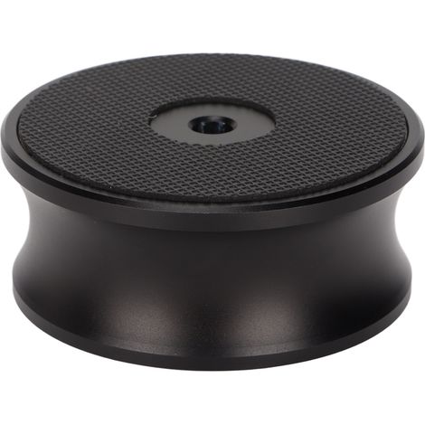Stabilisateur de disque en métal pour platine vinyle LP, compatible avec les châssis de lecteurs CD et haut-parleurs.
