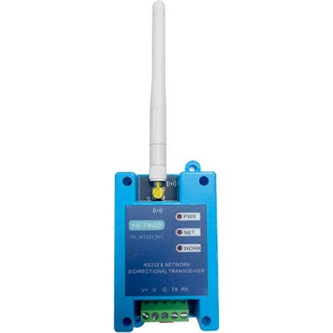 Module convertisseur série RS232 vers WiFi 2,4 GHz avec gestion Web et prise en charge HTTP. Serveur de transfert de port série F19E. (1/5)