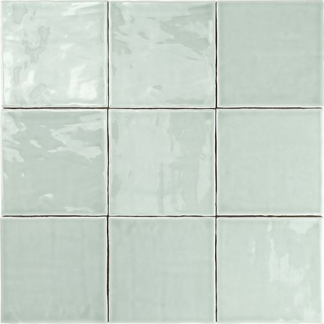 Carrelage Mur Ceramic Connection Green Brillante 13x13 cm
