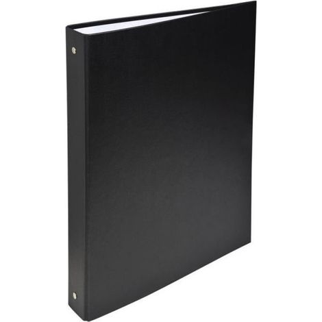 - Classeur à anneaux - Dos 40 mm - 21 x 29,7 - 4 anneaux - Remborde plastique 18/10ème - Couleur noire