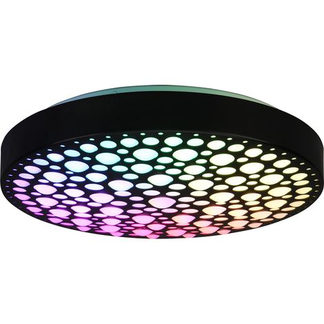 Plafoniera da Interno a LED in Plastica Nero Opaco (1/5)