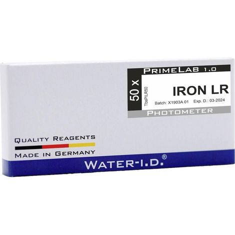 Water-id Kit de identificación del agua 50 Tabletas Cobre