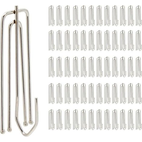 Packung mit 60 gefalteten Haken aus Edelstahl 304 mit 4 Zinken (1/4)