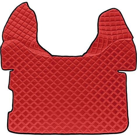 Tappeto centrale in Skeentex - Rosso - compatibile per Daf XF 105 (02/0412/14) automatico, senza Webasto - Daf XF 106 (10/1205/21) automatico, senza Webasto