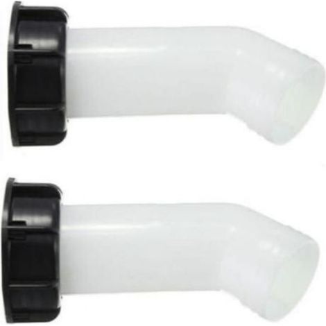 1 Raccord S60X6, Prolongateur diamètre 40 mm, Matériau polypropylène, Pour cuve eau 1000L (1/4)