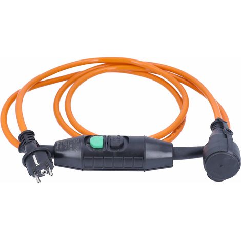 PRCD-K Schutzkontakt Verlängerung 230V 2x1,5m H07BQ-F 3G2,5 IP44