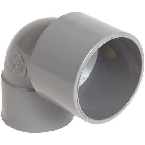 Coude FF 90° PVC réduit Ø50-40mm Nicoll -NF-