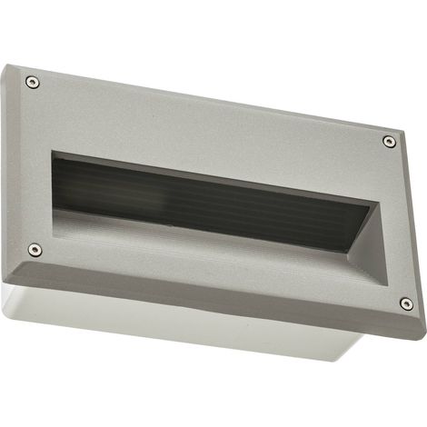 Encastré mural extérieur BRICK DOWNUNDER gris E14/C35 40W max IP44 - SLV - 229062
