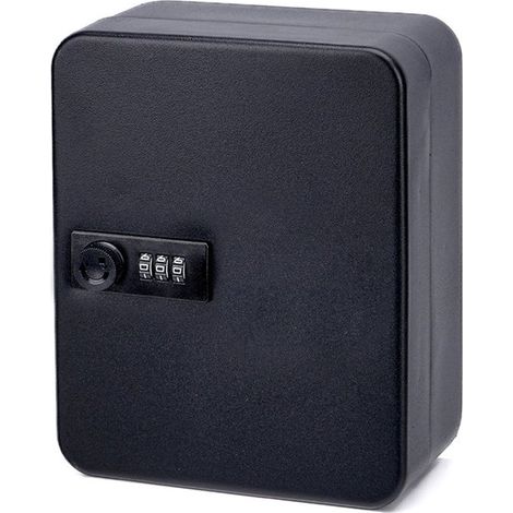 Armario para llaves，Armario para llaves de 20 ganchos，Caja fuerte para llaves segura，con combinación digital，20 x 16 x 7,5 cm (1/5)