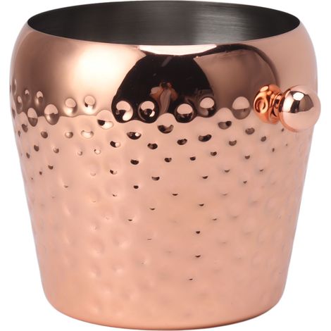 Eisbehälter aus Edelstahl, Mini-Isolierbehälter für Bar, Wein, Champagner, 1 l, Roségold (1/5)