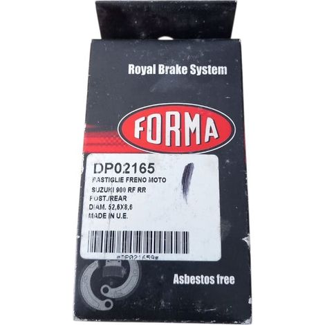 Pastigle freno moto per suzuki 900 fr rr (1/3)
