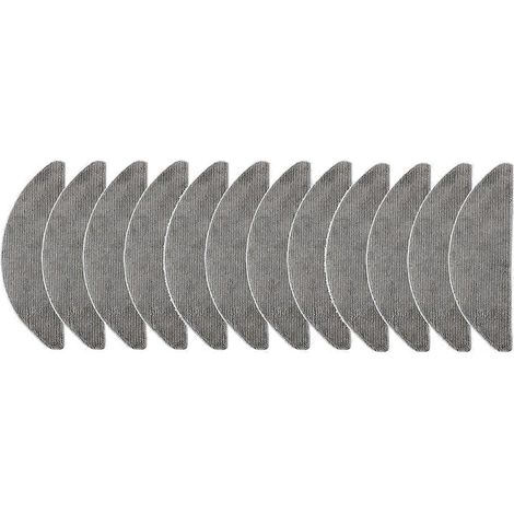 Lot de 12 pièces patin de lavage pour Mamibot EXVAC900/900S/Homend Alex 1287H/Blaupunkt Bluebot Precision Plus pièces de rechange (1/5)
