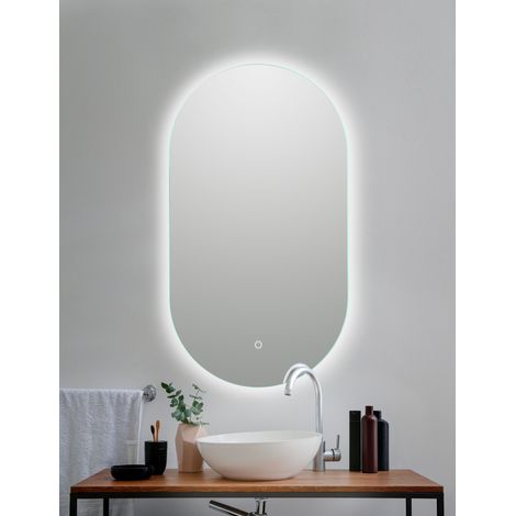 BATHSTAGE 68080 Espejo LED Retroiluminado Ovalado 50x90 cm - ref: BS-68080 (1/2)