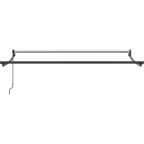 Cadre de store rétractable manuel Anthracite 3 x 2 m Aluminium (1/5)