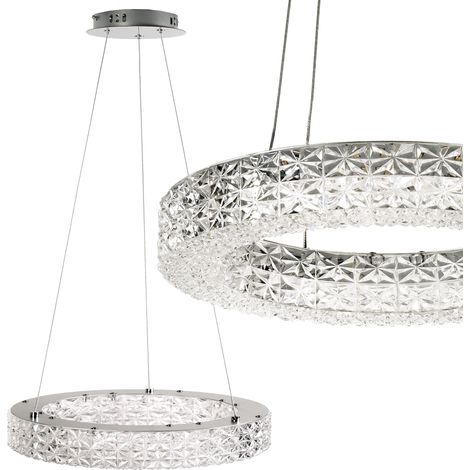 PENDELLEUCHTE TOOLIGHT LED MS004-CP CHROME 40CM