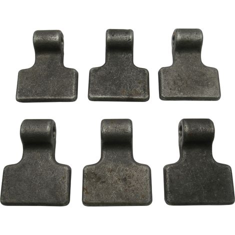 Dropside Pickup Trailer Tailgate Hinge X6 &x28Weld On Spade Paddle Gudgeon Pin Heavy Duty&x29 (1/5)