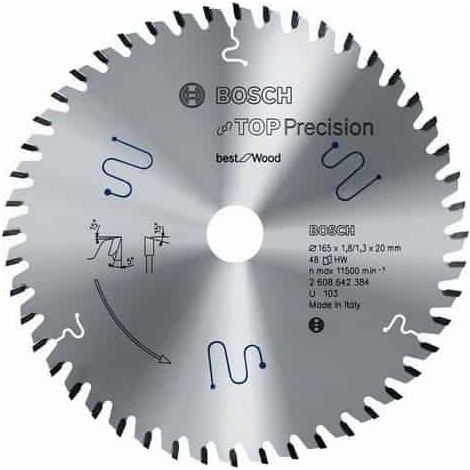 Bosch EXPERT Wood Kreissägeblatt 165x20 mm Z20 - 2608902216