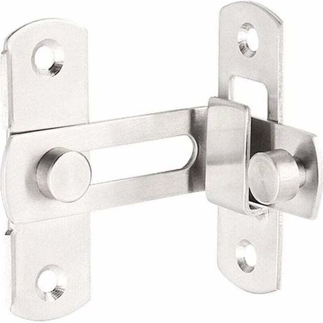 Anelli di bloccaggio ad angolo retto di 90 gradi per porte, catenacci di bloccaggio curvi, chiavistelli a leva scorrevole per porte e finestre (1/4)