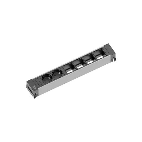 Bachmann Power Frame Tischsteckdosenleiste schwarzes modernes Design