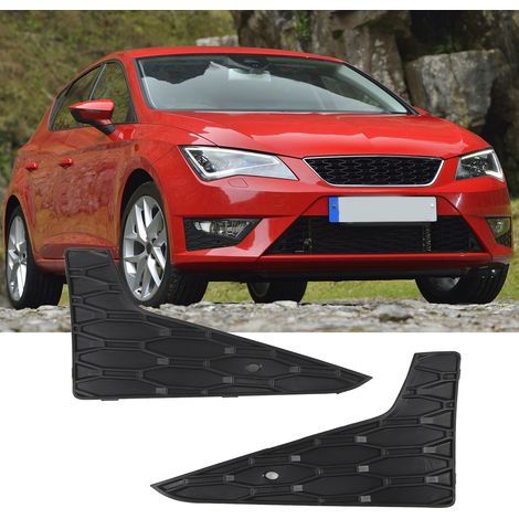 (T06) 13-17 SEAT Leon FR 5F MK3 Avant restylage Cadres de feux antibrouillard (Paire)