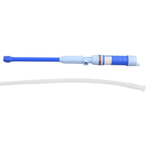 Jeffergarden Pompe d'extraction de fluide, transfert de liquide électrique sans fil pour essence, carburant Diesel avec tuyau de 16 pouces, bleu (1/5)