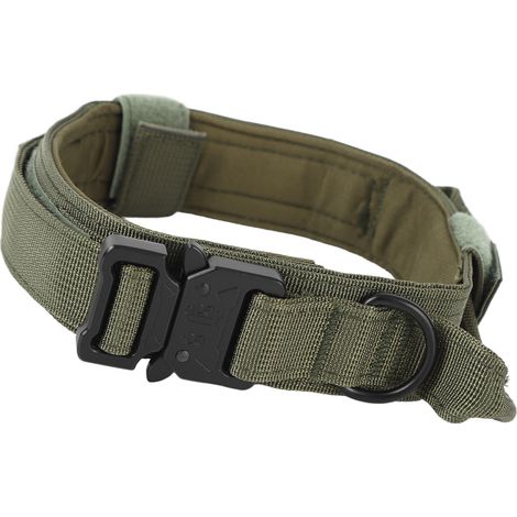Flexibles, weich gepolstertes Hundehalsband, verstellbar, aus dickem Nylon mit Schnalle, für Outdoor-Aktivitäten, Typ 2 (1/5)