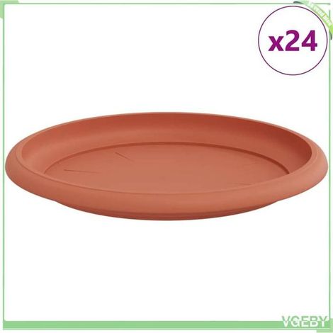 Plateau à fleurs - FAFEICY - 42020315 - Rond - Ø 14 cm - Pack de 6 (1/5)