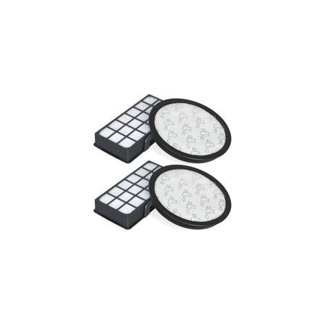Lot de 2 Filtres HEPA pour Rowenta Silence Force Cyclonic 4AAAA RO7647EA RO7663EA RO7676EA RO7681EA (Modèle RO76xx) Aspirateurs, Filtre de Rechange Accessoires ZR903701 H115 F (1/4)