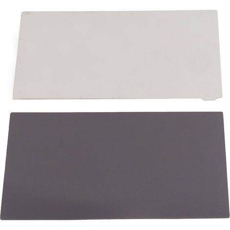 Plateforme en acier magnétique pour photopolymérisation de résine photosensible LCD, plaque en acier à ressort magnétique double face SLA/DLP générale, 196x126mm. (1/5)