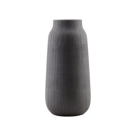 House Doctor - Groove Vase - H35 cm - Black