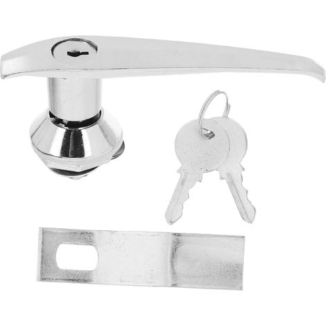 Loquet à came INOOMP pour porte d'armoire électrique, acier (1/5)