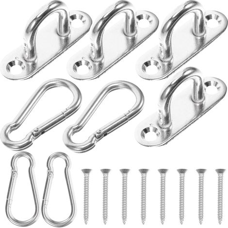 Crochet suspension plafond, inox, pour décoration intérieure (1/5)