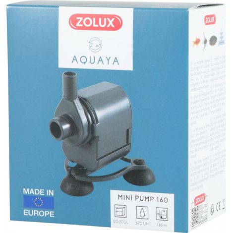 Mini pompe a eau aquarium - ZOLUX - 7,5 W - Débit réglable de 670 L/H - Buse refoulement rotative - Pour aquarium de 120 a 160 L (1/4)
