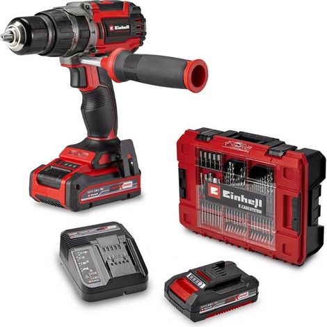 Einhell TP-CD 18/70 Li-i BL+70 (2+3Ah) Trapano avvitatore a percussione Brushless PXC 18V a batteria 4514318