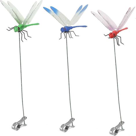 Nouveau produit amélioré (lot de 3) : Répulsif anti-mouches et taons Dragonfly Wingman à clipser, concept naturel et biologique (1/3)