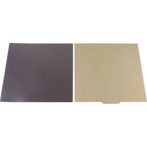 Plaque magnétique flexible en acier PEI lisse et dépoli pour imprimante 3D Ender 5 Plus, 377 x 370 mm (1/5)