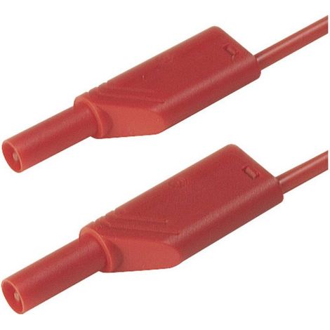VAINAS DE SEGURIDAD [ENCHUFE A BARRA 4 MM  ENCHUFE A BARRA 4 MM] 2.00 M ROJO SKS HIRSCHMANN MLS WS 200/2 5 RT