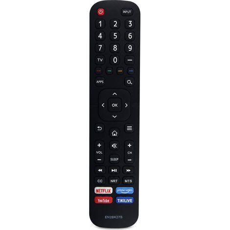 Télécommande TV Compatible avec Hisense et Sharp, Modèle EN2BK27S, Sans Configuration (1/5)