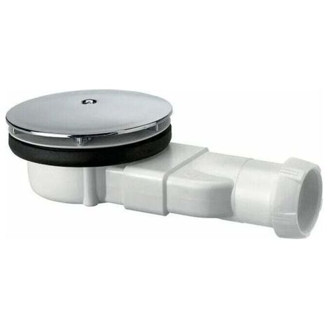 Bonde de douche extra-plate ø90mm – Hauteur 40mm – Débit 24 l/min – Installation facile avec panier amovible (1/3)
