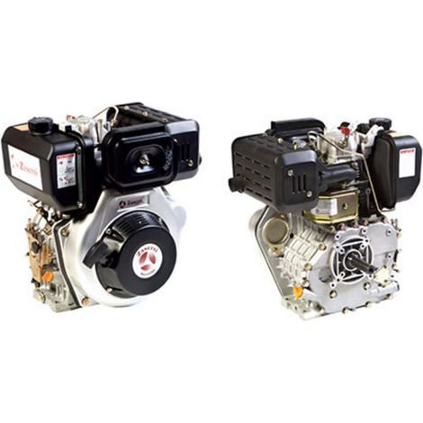 Kompletter ZANETTI DIESEL Motor ZDM86L3EV zylindrischer Elektrostart