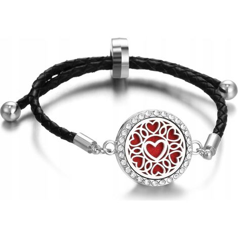 Bracelet d'aromathérapie en forme de cœur B13 (1/2)