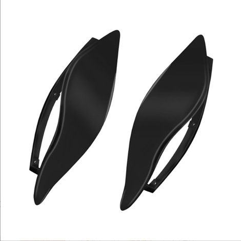 1 pair. Color: Black. Material: ABS. Motorcycle windshield side deflectors with adjustable airflow. (1/5)
