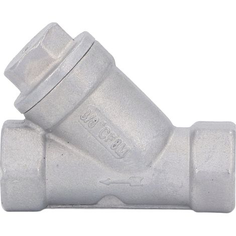 Filtre en Y en acier inoxydable 304, filetage femelle 3/8 pouce DN10, pour eau, huile et gaz. (1/5)