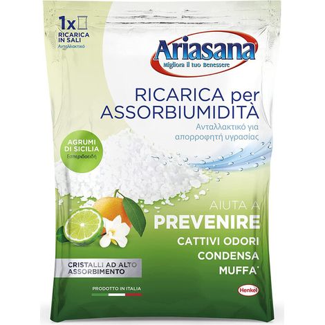 ARIASANA RICARICA IN SALI AGRUMI 1 BUSTA 450 G Q.TA 24