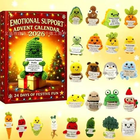 Calendrier de l'Avent Père Noël en verre de mer 2026 – Compte à rebours de Noël avec le petit Père Noël – Citations émouvantes (1/5)