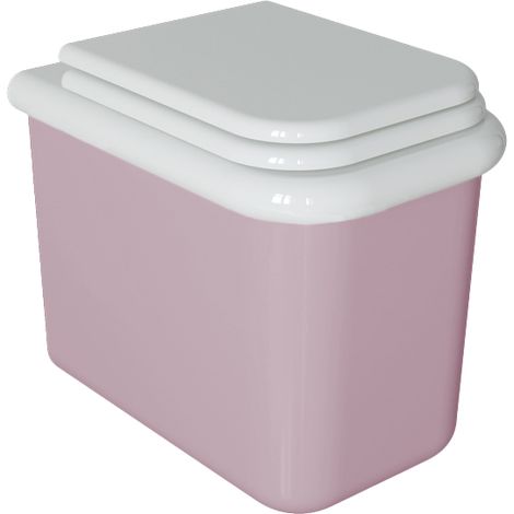 Inodoro de suelo de estilo retro - True Colors Lite - Rosa Confetto (1/5)